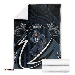 Carlton Navy Blanket Captain With Aboriginal Art DT05