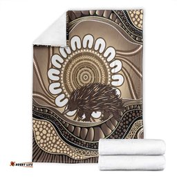 Indigenous Echidna Australia Blanket Australian Aboriginal Art Proud LT14