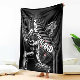 New Zealand Cricket Blanket Maori Kiwi Black Fern LT01