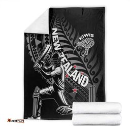 New Zealand Cricket Blanket Maori Kiwi Black Fern LT01