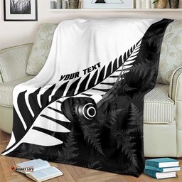 New Zealand Lawn Bowls Custom Blanket Aotearoa Silver Fern LT14