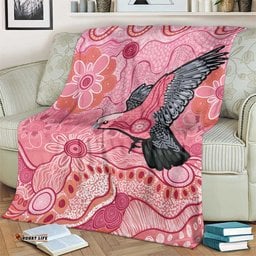 NAIDOC Week Aussie Indigenous Blanket Aboriginal Galah Bird Contemporary Art LT7