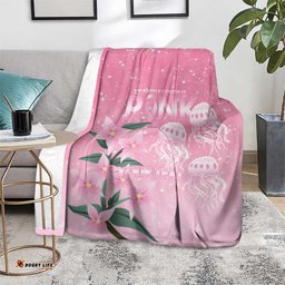 Personalised Pink Boronia of Hope Blanket Australias Fight Against Breast Cancer LT9