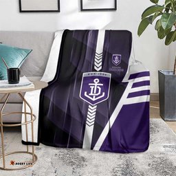 Fremantle Dockers Blanket Modern Geometric Sports Graphic Style TS04