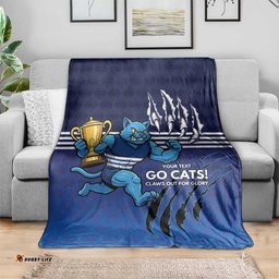 Personalised Geelong Pride Blanket Claws Out for Glory LT9