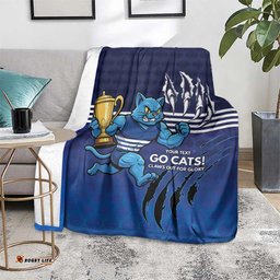 Personalised Geelong Pride Blanket Claws Out for Glory LT9