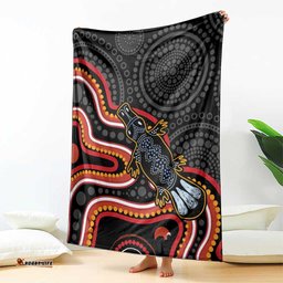 Indigenous Platypus Australia Blanket Australian Aboriginal Art Proud LT14