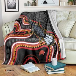 Indigenous Platypus Australia Blanket Australian Aboriginal Art Proud LT14