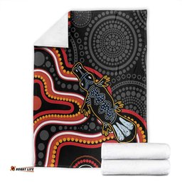 Indigenous Platypus Australia Blanket Australian Aboriginal Art Proud LT14