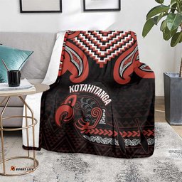 Maori Waitangi Blanket Kotahitanga Poutama Mix Whakairo LT7