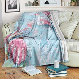 Galah Birds Australia Baby Blue & Pink Blanket LT7