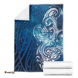 Matariki Galaxy Blanket Maori Taniko Pattern LT9