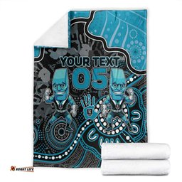 Custom Power Football Blanket Aboriginal Dot Art Pattern DT05