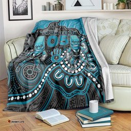 Custom Power Football Blanket Aboriginal Dot Art Pattern DT05