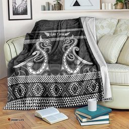 Kia Ora New Zealand Blanket Maori Language Week Pango Taniko Motif LT14
