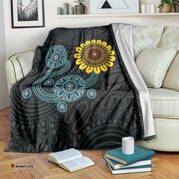 NAIDOC 50 Years of Deadly Blanket Sun Aboriginal Dot Art LT19