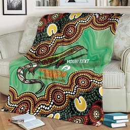 Personalised Australia Goanna NAIDOC Week 2026 Blanket 50 Years of Deadly Aboriginal Art LT14