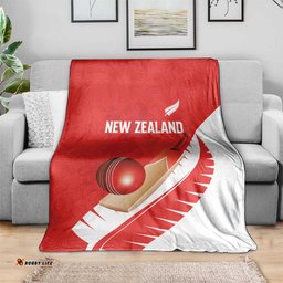 New Zealand Cricket Blanket Kiwi Birds Haka Dance Red Fern Sporty Style LT03