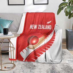 New Zealand Cricket Blanket Kiwi Birds Haka Dance Red Fern Sporty Style LT03