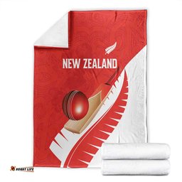 New Zealand Cricket Blanket Kiwi Birds Haka Dance Red Fern Sporty Style LT03