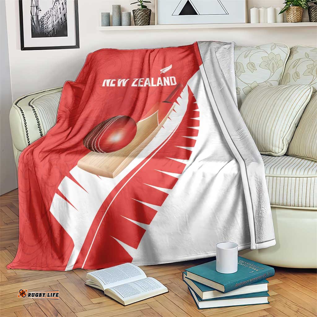 New Zealand Cricket Blanket Kiwi Birds Haka Dance Red Fern Sporty Style LT03