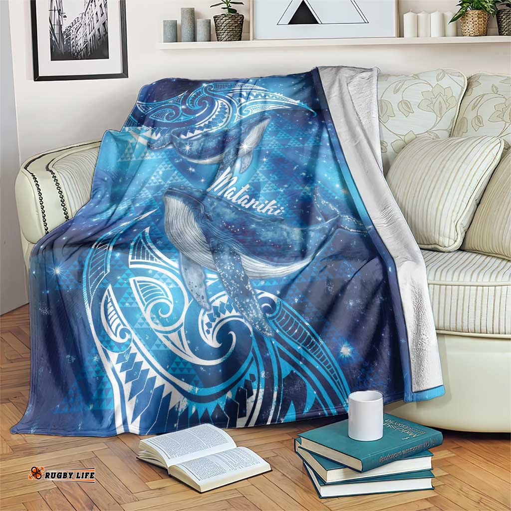 New Zealand Humpback Whale Matariki Blanket Maori New Year Taniko Niho Taniwha LT14