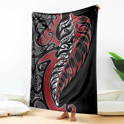 Koru Fern New Zealand Blanket Maori Tribal Pattern LT9