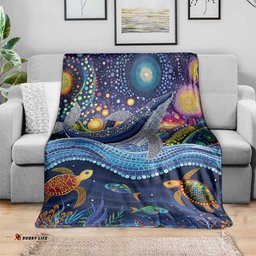 Heal Country Heal Our Nation Aboriginal Dreamtime Blanket LT9
