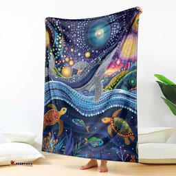 Heal Country Heal Our Nation Aboriginal Dreamtime Blanket LT9