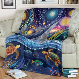 Heal Country Heal Our Nation Aboriginal Dreamtime Blanket LT9