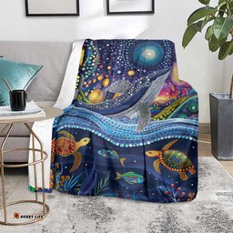 Heal Country Heal Our Nation Aboriginal Dreamtime Blanket LT9