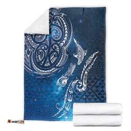 Matariki Galaxy Blanket New Zealand Map Maori Pattern LT9
