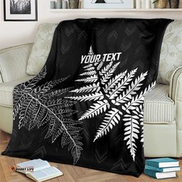 New Zealand Lawn Bowls Personalized Blanket Wrap-Around Silver Fern LT7