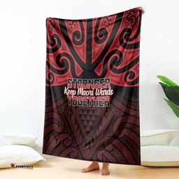 Keep Maori Wards New Zealand Blanket Stronger Together Aotearoa Taniko LT14