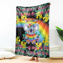 LGBTQ Koala Gay Blanket Aussie Koala Bear Ekoalaty LT9