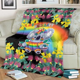 LGBTQ Koala Gay Blanket Aussie Koala Bear Ekoalaty LT9