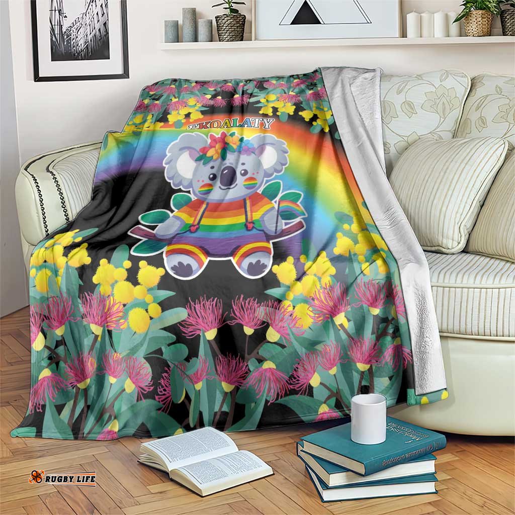 LGBTQ Koala Gay Blanket Aussie Koala Bear Ekoalaty LT9