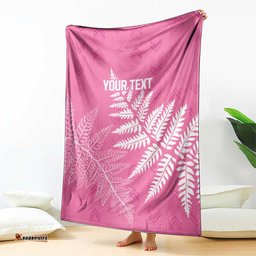 New Zealand Lawn Bowls Breast Cancer Personalized Blanket Wrap-Around Silver Fern LT7