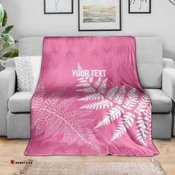 New Zealand Lawn Bowls Breast Cancer Personalized Blanket Wrap-Around Silver Fern LT7
