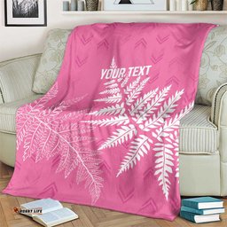 New Zealand Lawn Bowls Breast Cancer Personalized Blanket Wrap-Around Silver Fern LT7