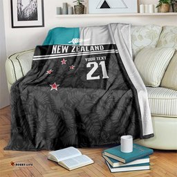Custom NZ Cricket Pride Blanket Silver Fern Fan Supporter Apparel LT9