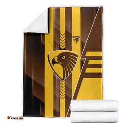 Hawthorn Hawks Blanket Modern Geometric Sports Graphic Style TS04
