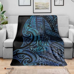 New Zealand Hammerhead Shark Blanket Maori Haehae Mangopare Galaxy LT14