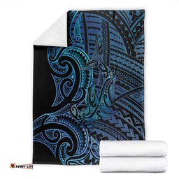 New Zealand Hammerhead Shark Blanket Maori Haehae Mangopare Galaxy LT14
