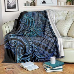 New Zealand Hammerhead Shark Blanket Maori Haehae Mangopare Galaxy LT14