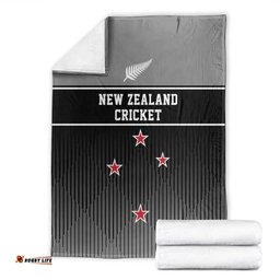 New Zealand Cricket Blanket Black Cap Unbeatable LT05