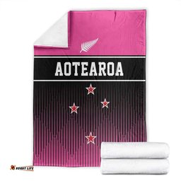 New Zealand Women Cricket Blanket Pink Simple Style LT05