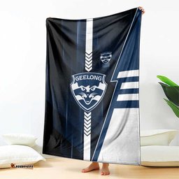 Geelong Cats Blanket Modern Geometric Sports Graphic Style TS04