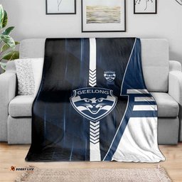 Geelong Cats Blanket Modern Geometric Sports Graphic Style TS04