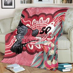 Personalised Australia Galah NAIDOC Week 2026 Blanket 50 Years of Deadly Aboriginal Art LT14